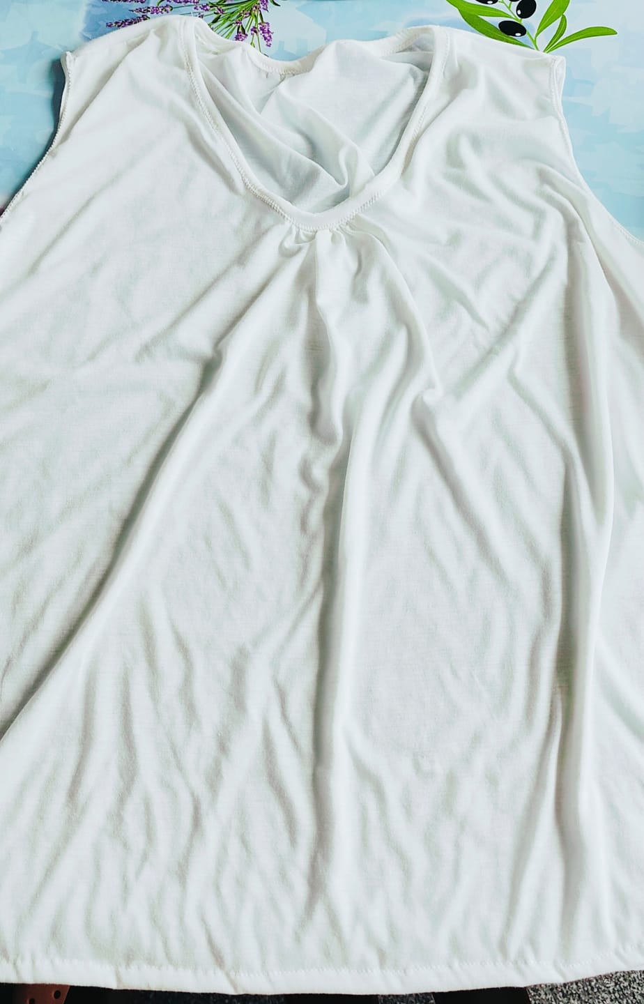 Customer photo review of Lightweight Variegated PolyViscose Jersey Fabric