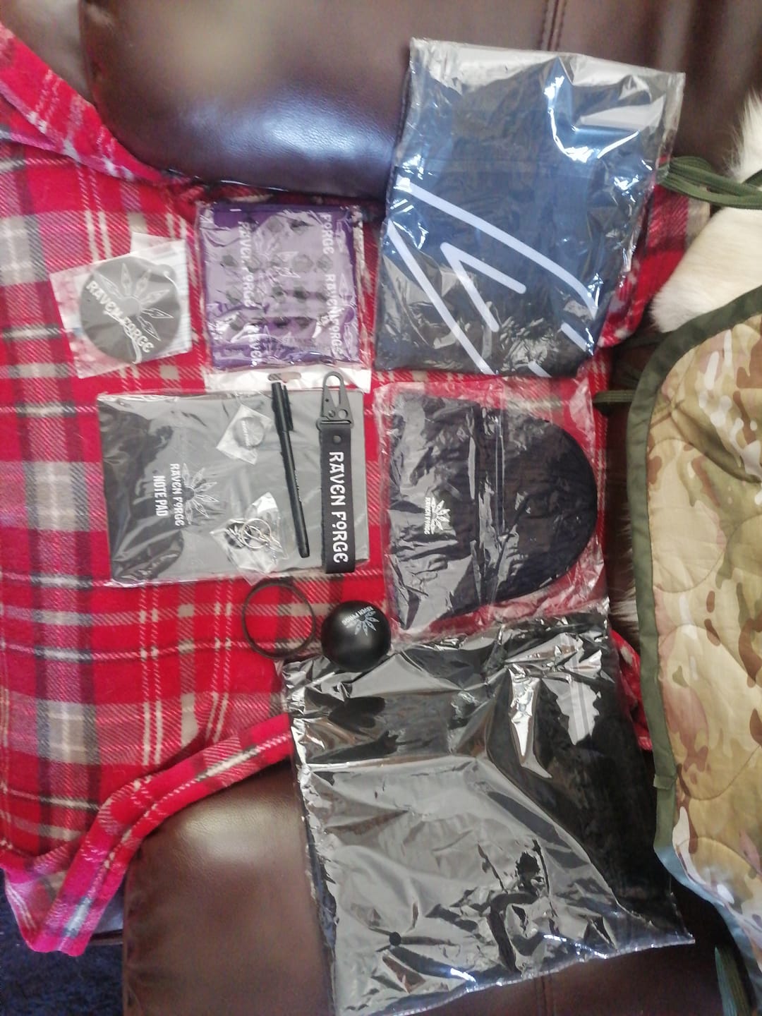 Customer photo review of Raven Forge Merch Bag