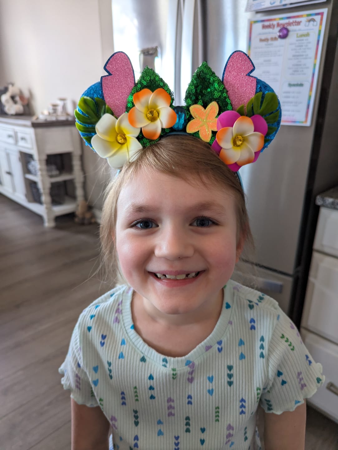 Customer photo review of Stitch Hawaii Mickey Ears