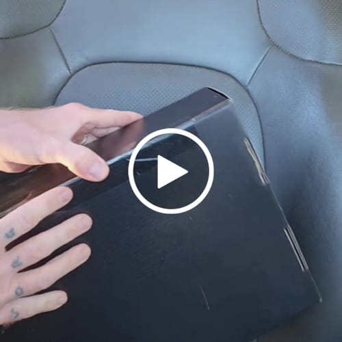 Customer video review of Fuck Cancer Banner