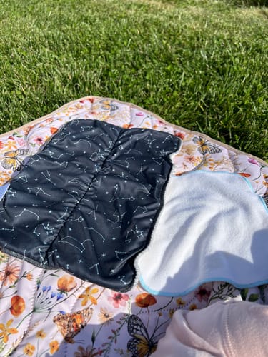 Customer photo review of 3-Layer Bamboo Cotton Bookfold Insert with Athletic Wicking Jersey