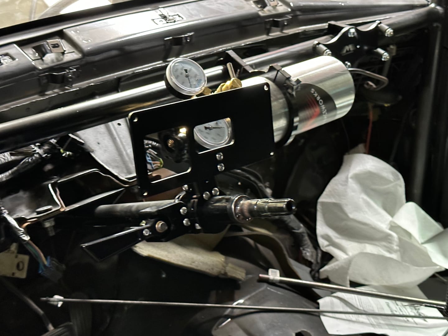 Customer photo review of Motion Raceworks Billet Aftermarket Turn Signal Switch 15-140
