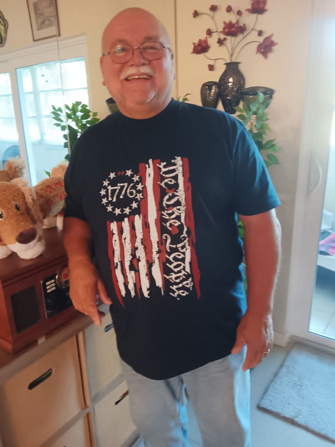 Customer photo review of We The People 1776 Flag T-Shirt