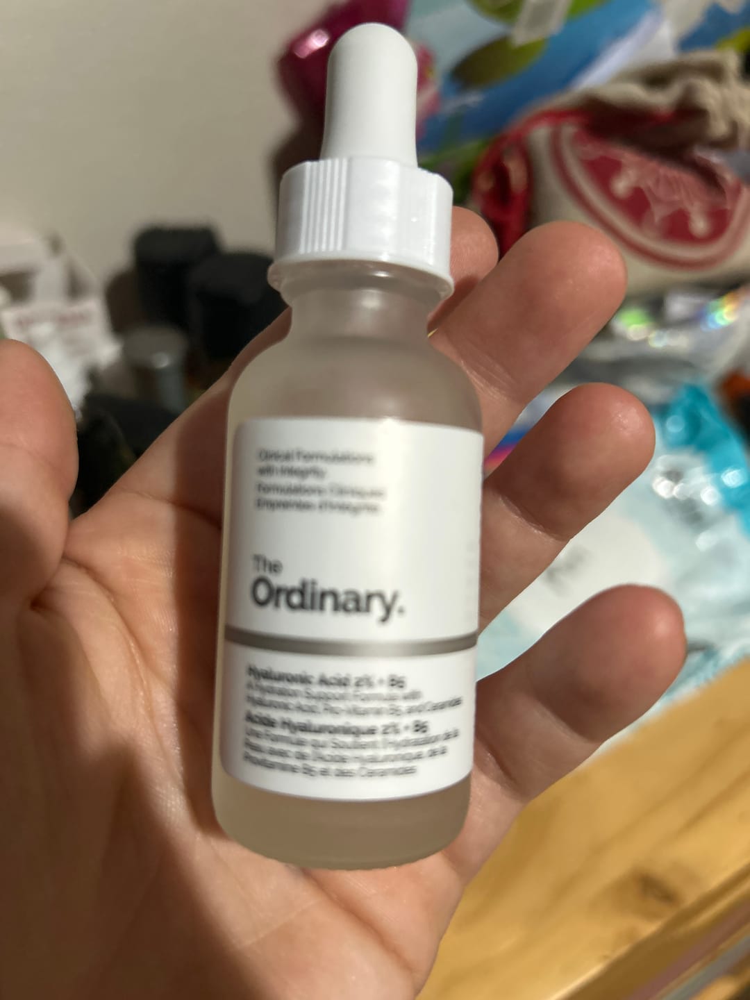 Customer photo review of Hyaluronic Acid 2% + B5 Hydrating Serum