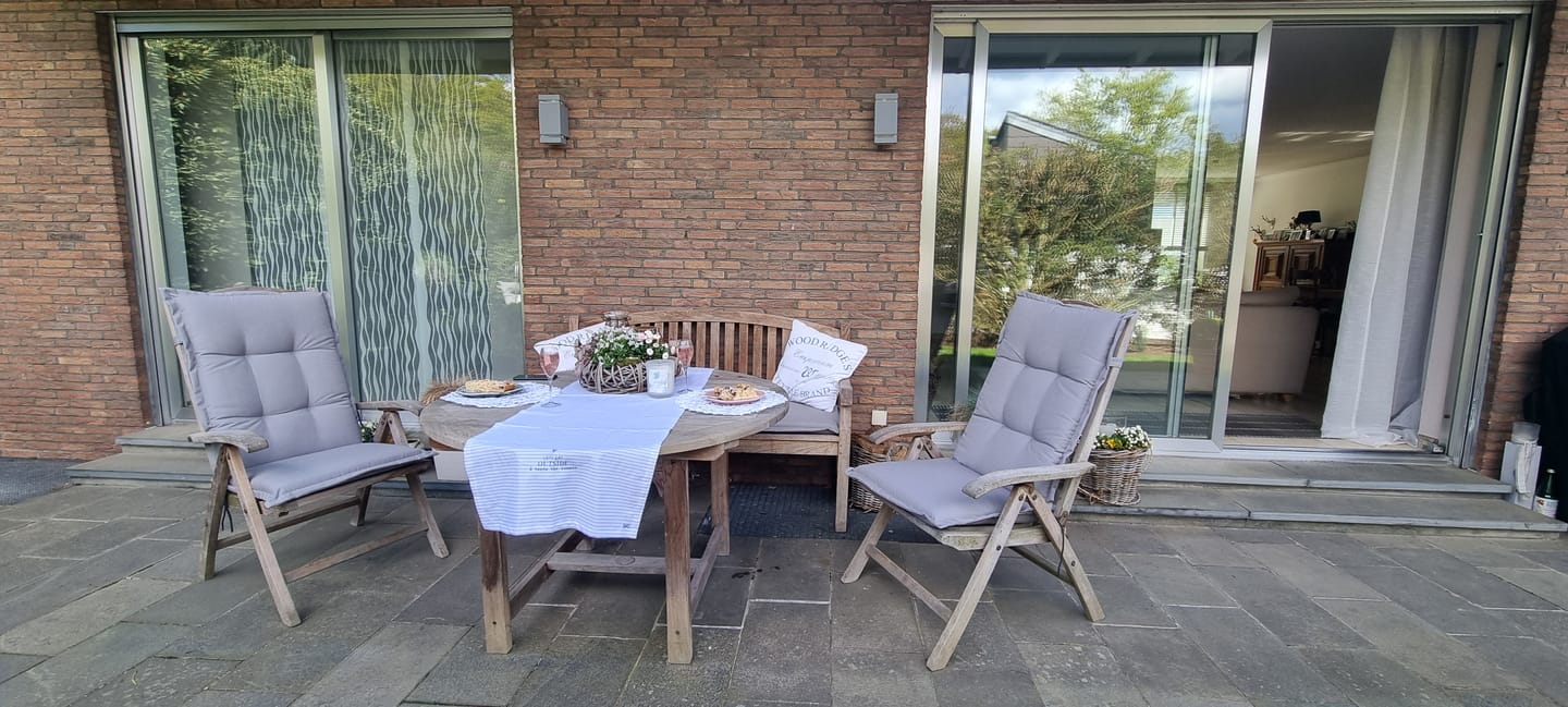 Customer photo review of Auflage für 3 Sitzer Teakbank -  140cm