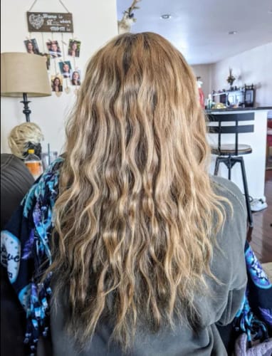 Customer photo review of 3 Barrel Hair Curler 32mm