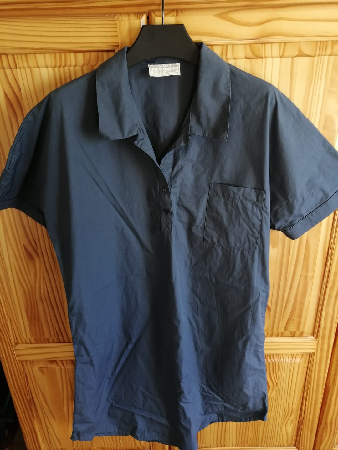 Customer photo review of Robe Lucette popeline de coton bleu méditérannée