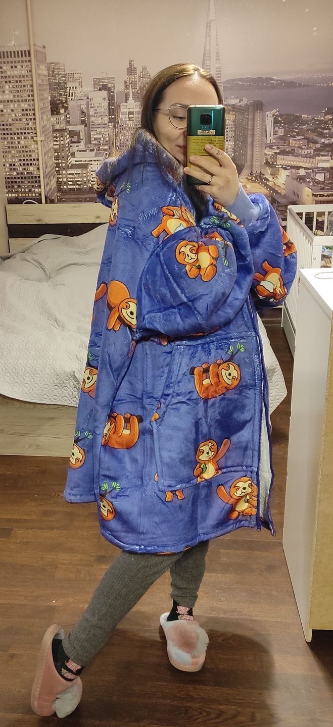 Customer photo review of Džemperis Nedēļas nogales sliņķis
