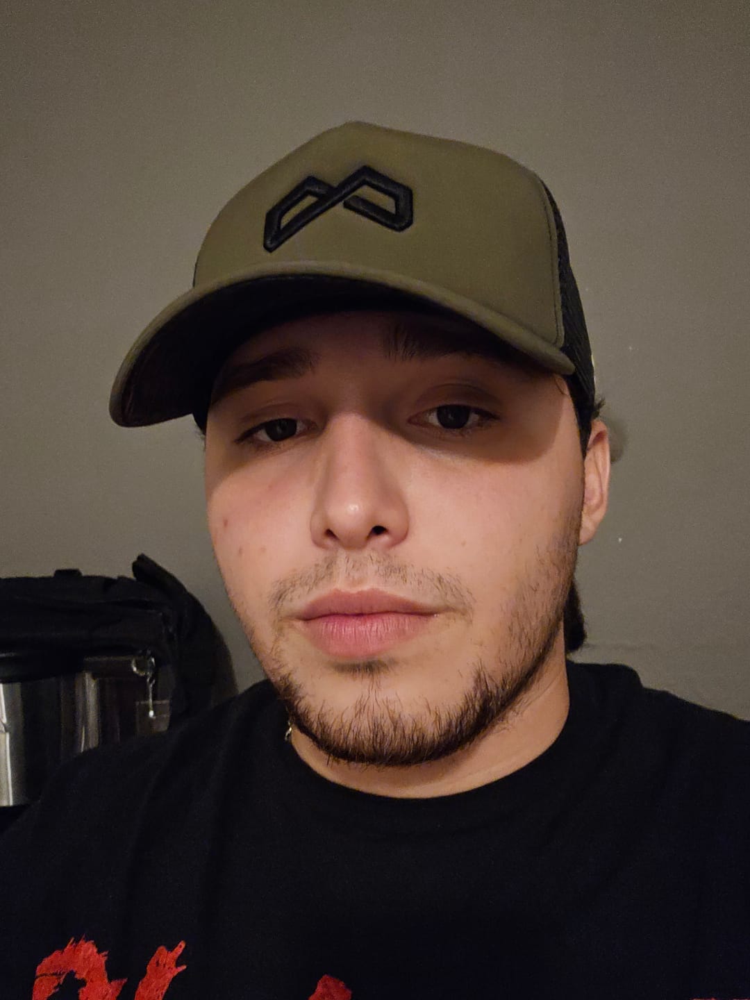 Customer photo review of XL Foam Trucker Snapback - Green / Black