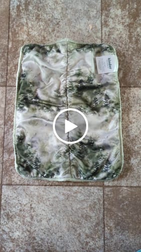 Customer video review of 3-Layer Bamboo Cotton Bookfold Insert with Athletic Wicking Jersey