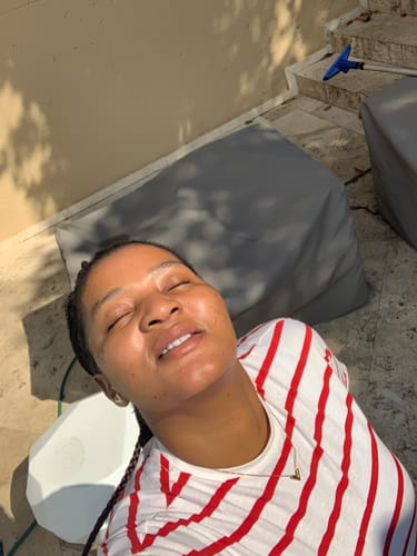 Customer photo review of Vera Necklace - Gold