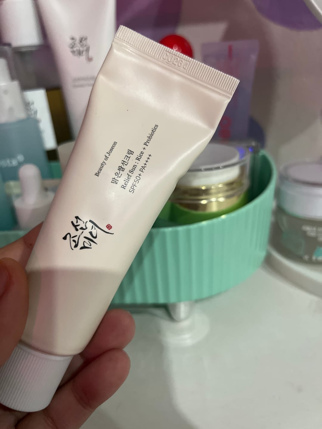 Customer photo review of Relief Sun : Rice + Probiotics (SPF50+ PA++++)