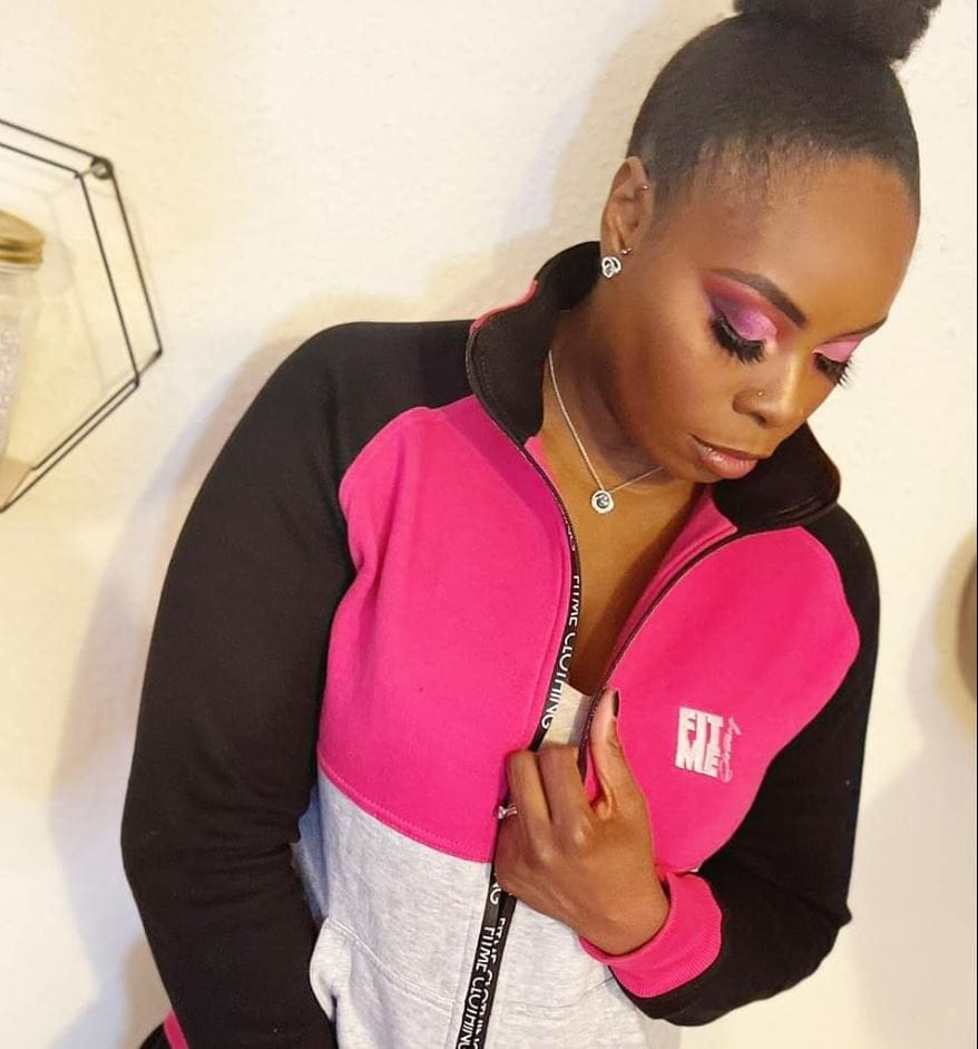 Customer photo review of Black Panel Logo Tracksuit