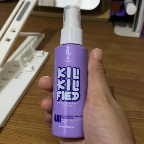 Customer photo review of Kili Kili Fied Deo Spray 60ml By SASKIN