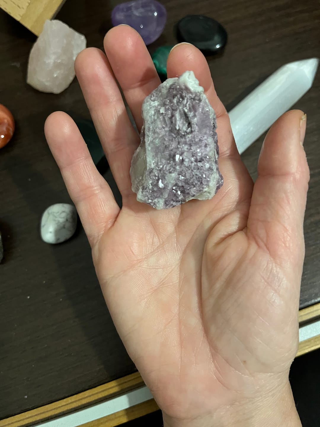 Customer photo review of Lepidolita (mica) Masivo | Limpieza - Superación