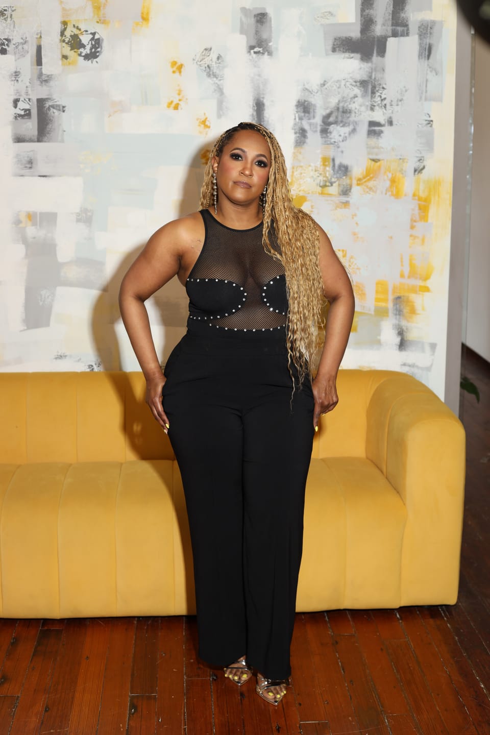 Customer photo review of #27 Honey Blonde Deep Wave Bulk Hair Extensions for Braiding
