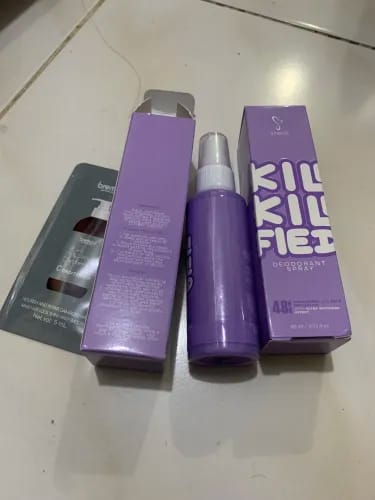 Customer photo review of Kili Kili Fied Deo Spray 60ml By SASKIN