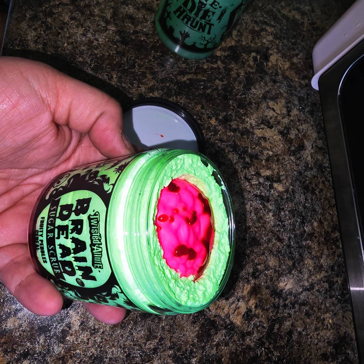Customer photo review of Brain Dead  Sugar Scrub