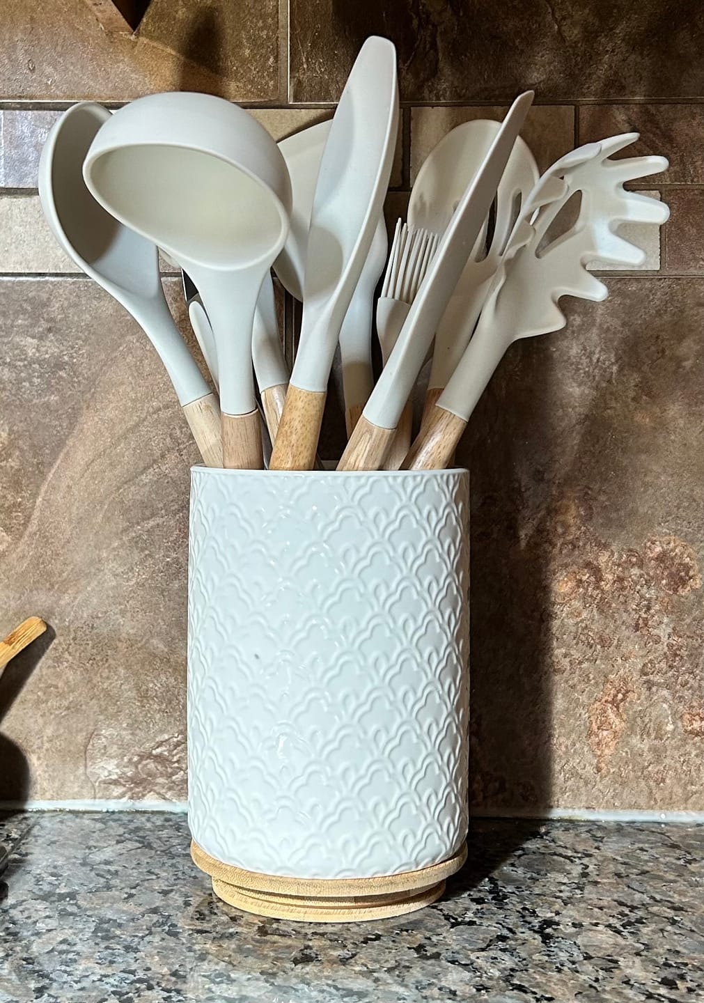 Customer photo review of Silicone Utensils Set