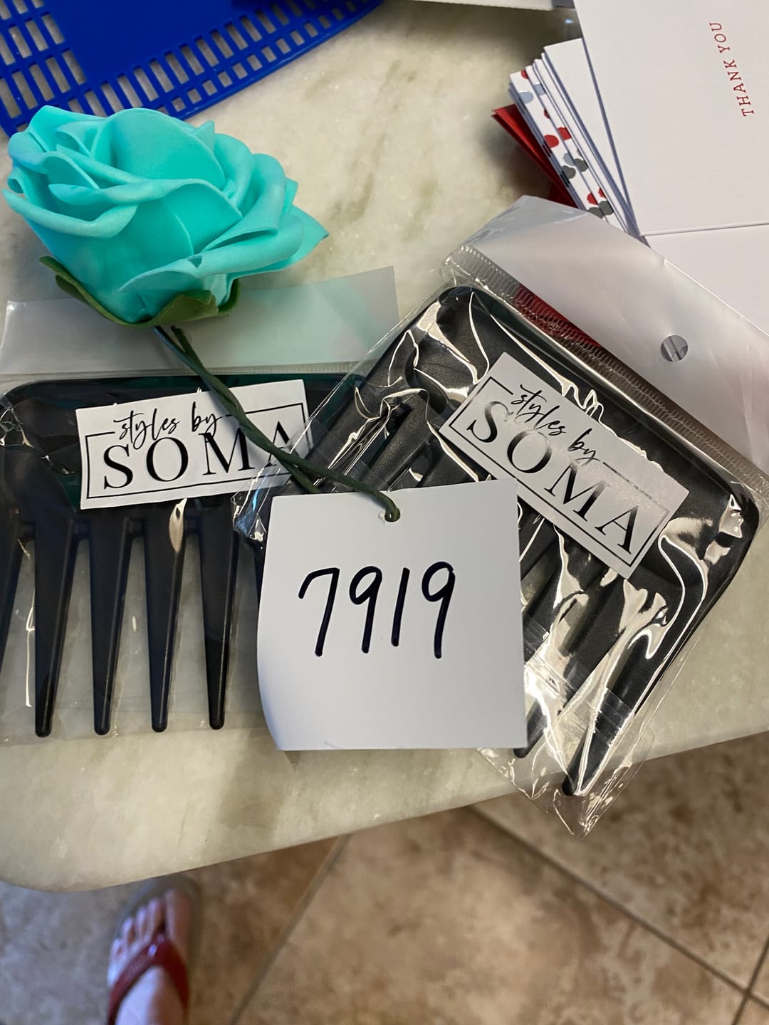 Customer photo review of Wide Tooth Comb
