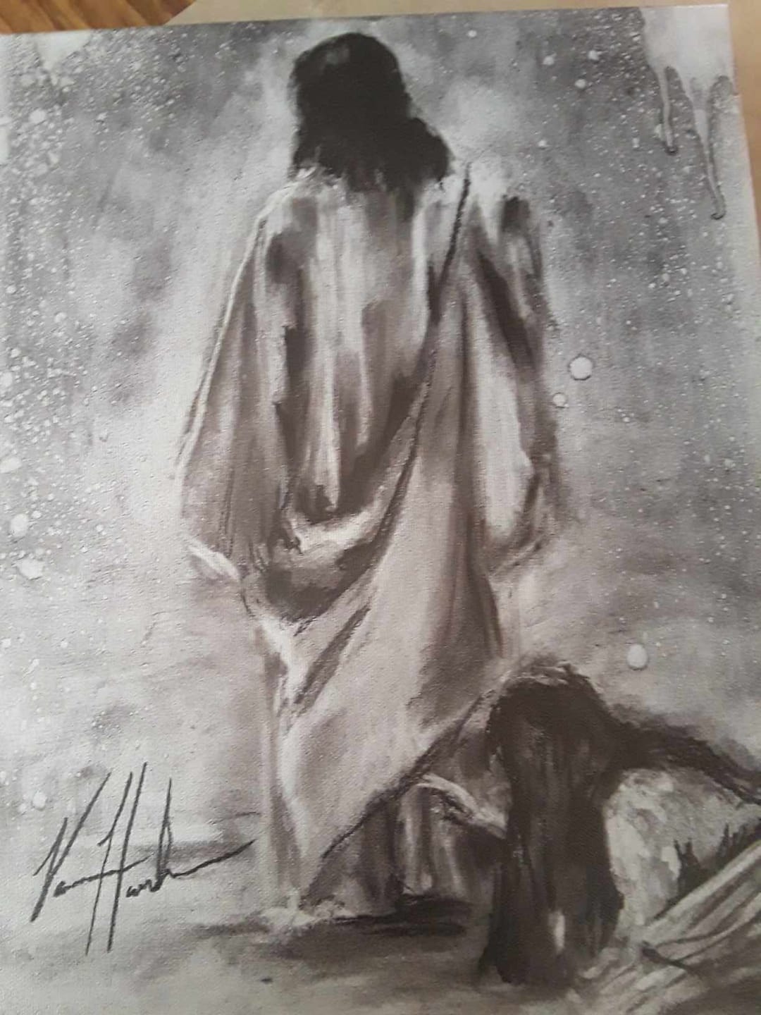 Customer photo review of Jesus Healer (Sketch)