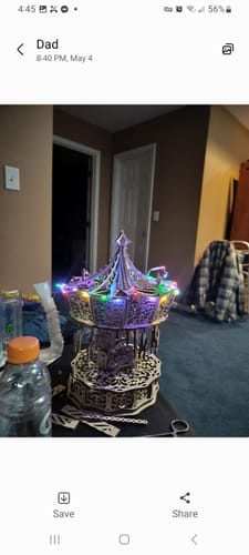 Customer photo review of Board 3 — Parisian Carousel