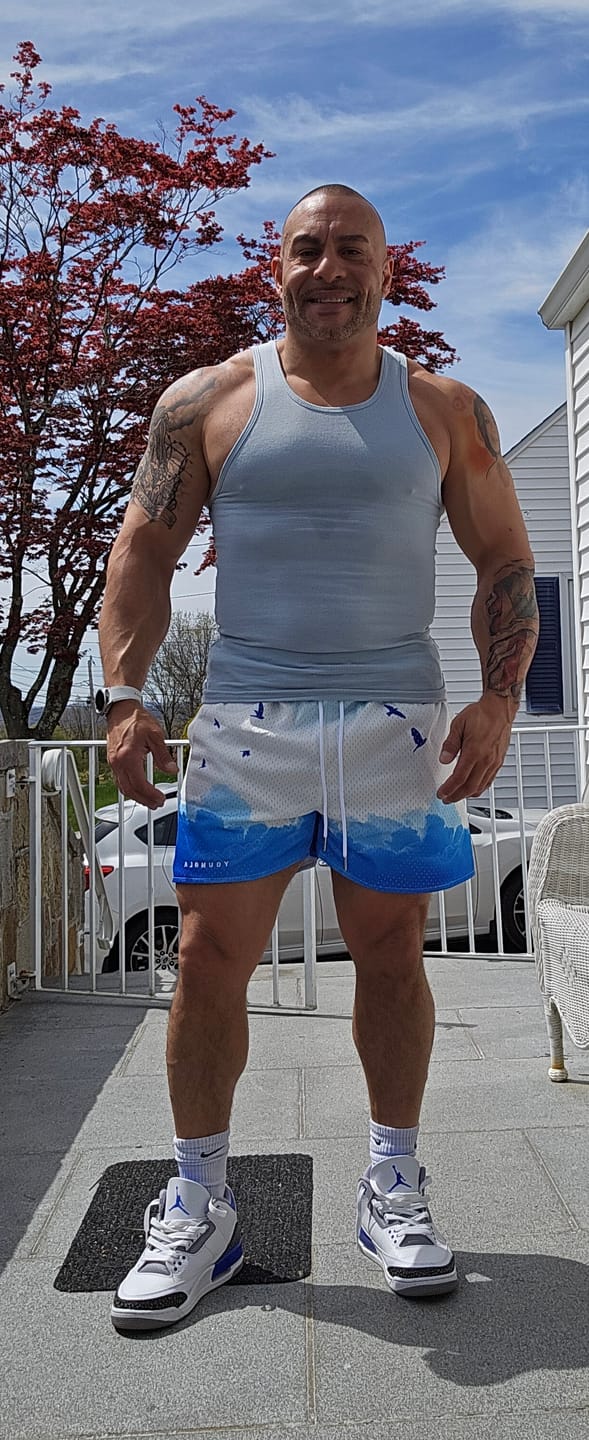 Customer photo review of 141 The Block Party Shorts