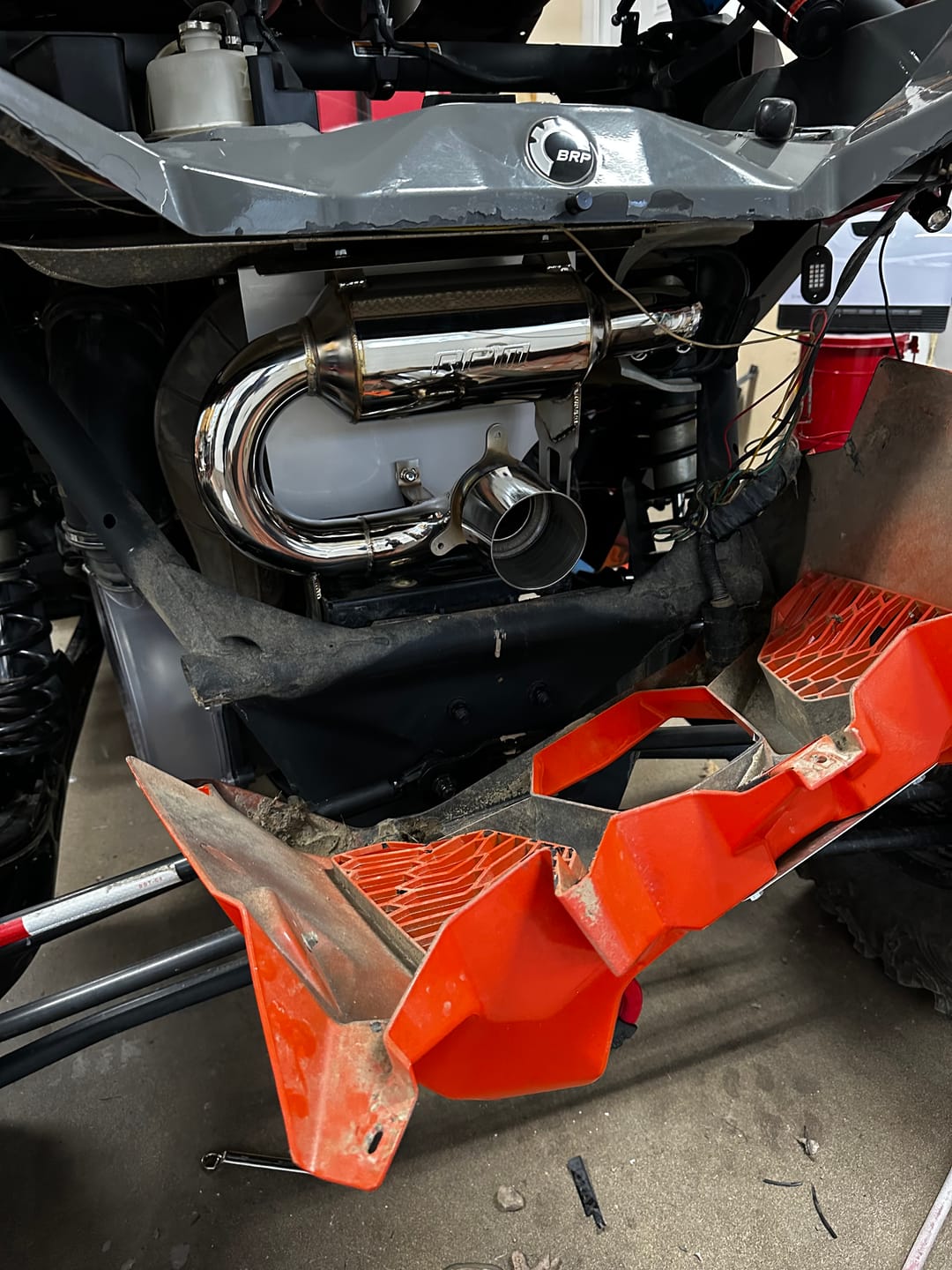 Customer photo review of RPM SxS X3 Slip On Exhaust Sport Muffler Can Am Maverick X3 Turbo R & RR 2017-2024