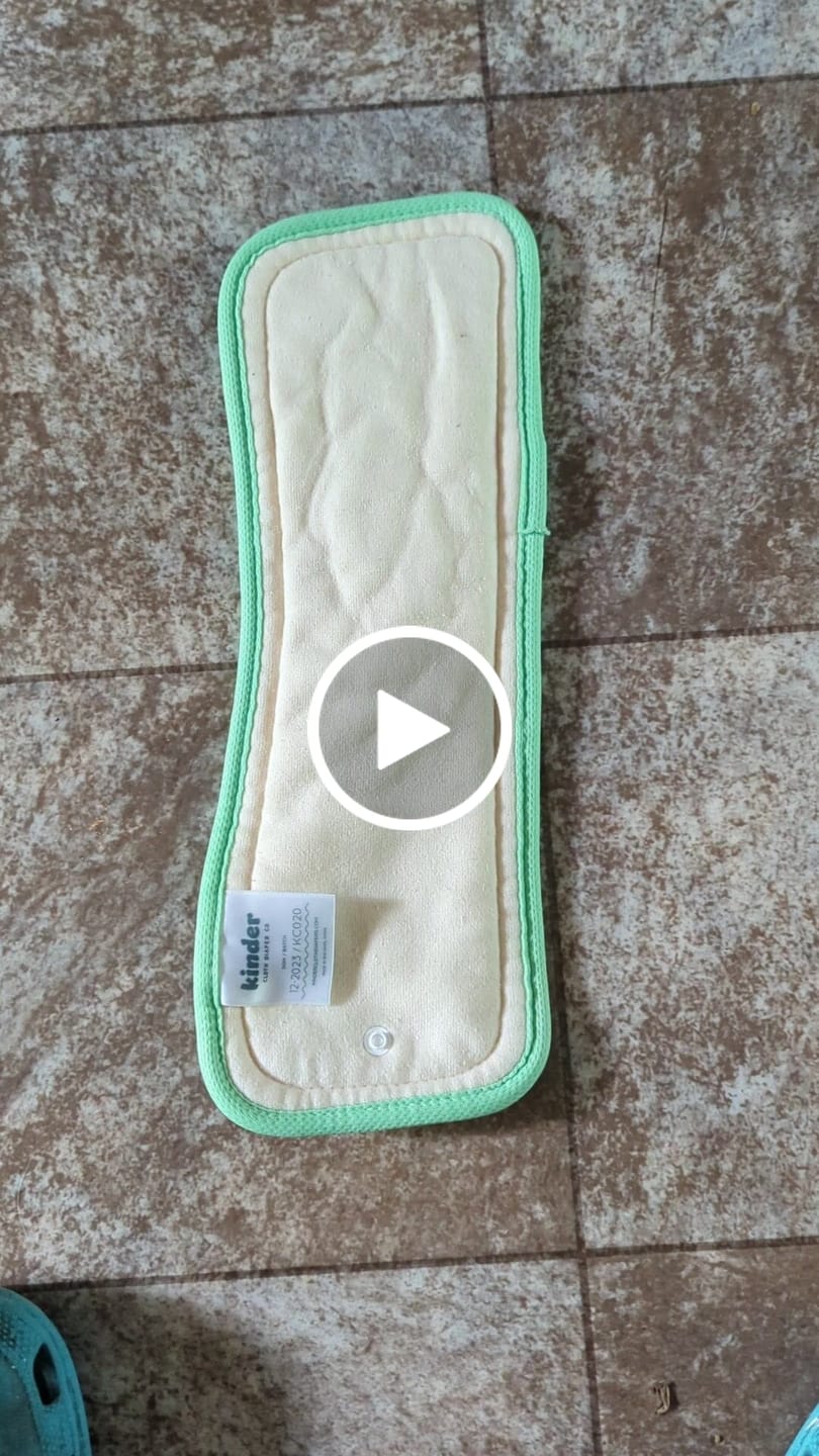 Customer video review of 6-Layer Bamboo Hemp Cotton Insert