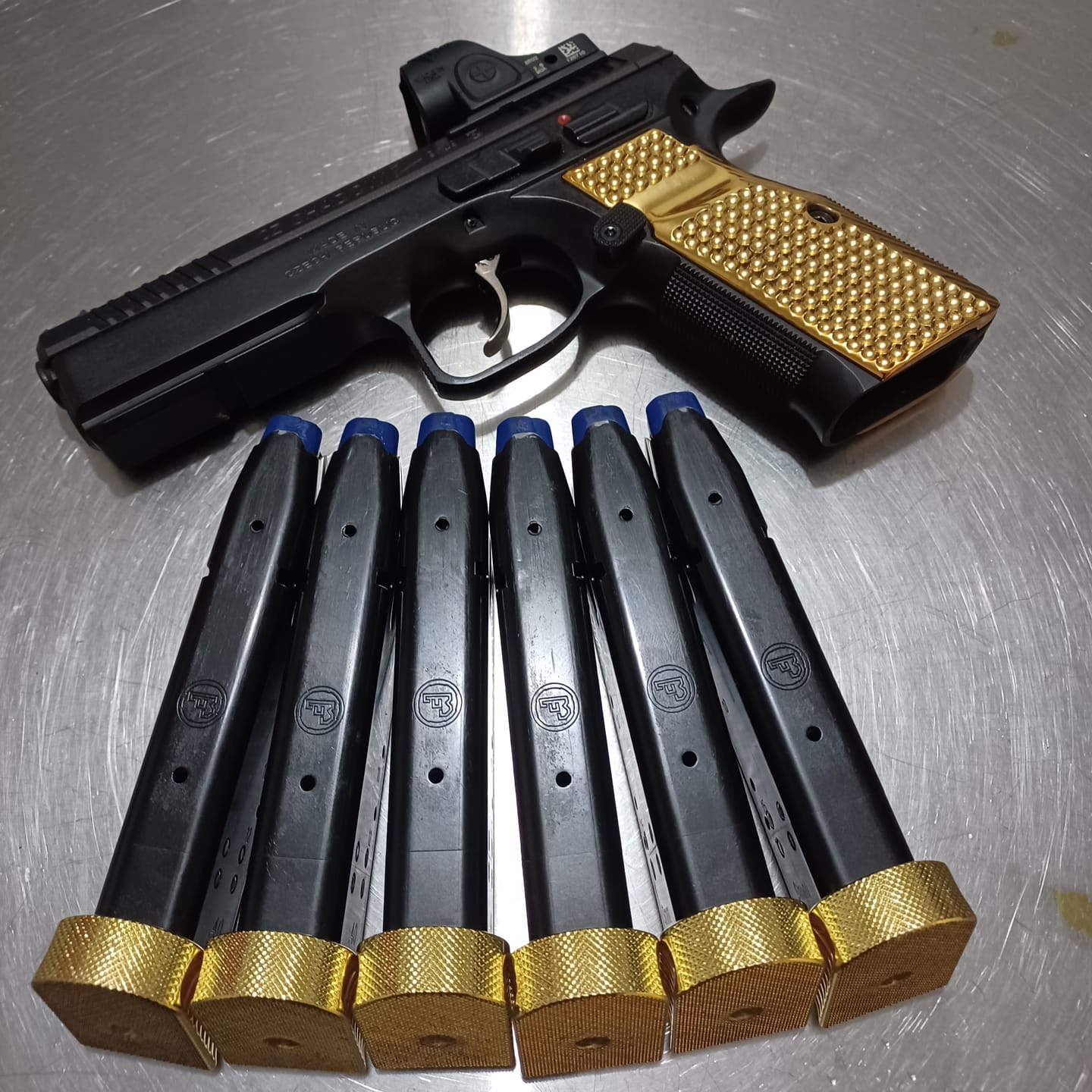 Customer photo review of CZ Shadow 2/SP01 Mec-Gar Magazine Base Pad