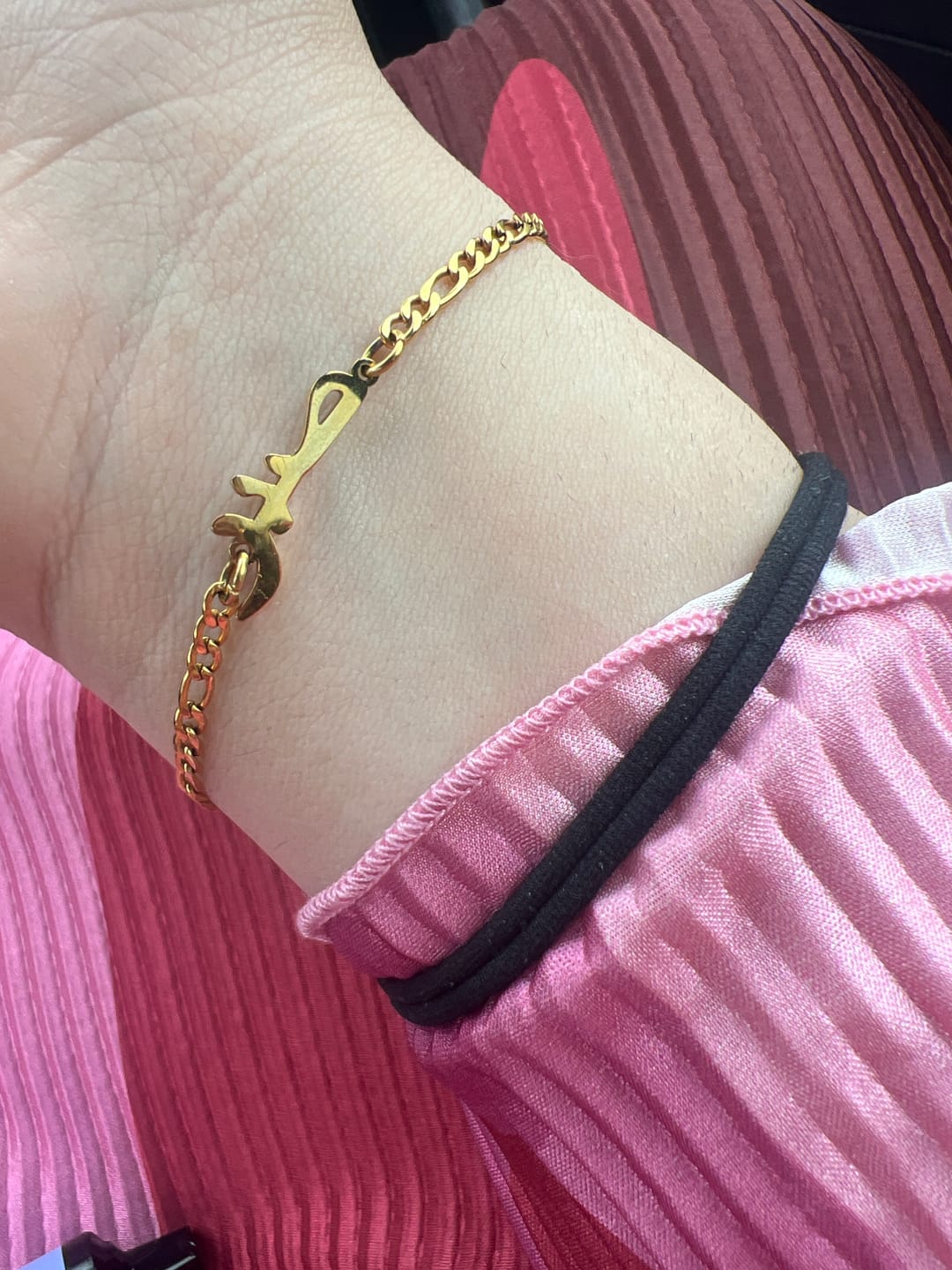 Customer photo review of Sabr Armband | 18K vergoldet