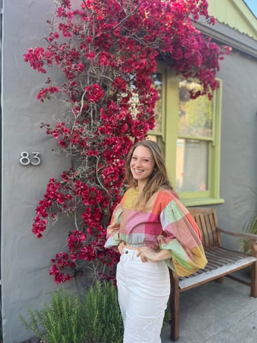 Customer photo review of ELIZABETH TOP | JUPITER CHEX