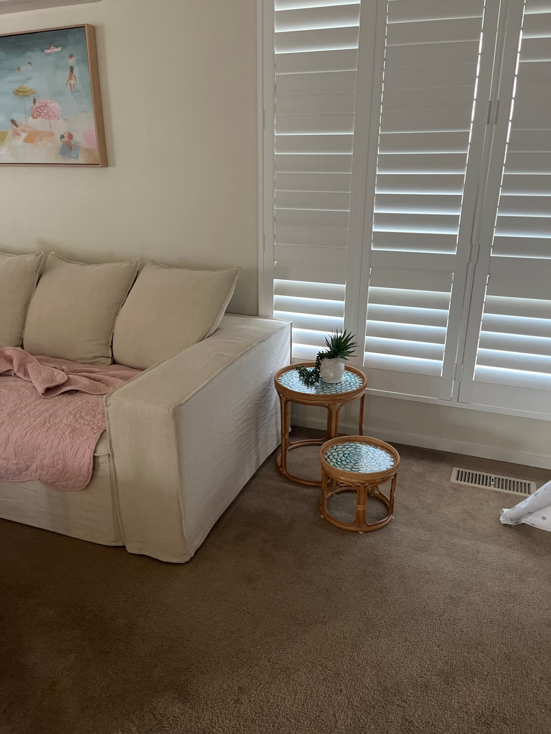 Customer photo review of Bloom Rattan Table Set
