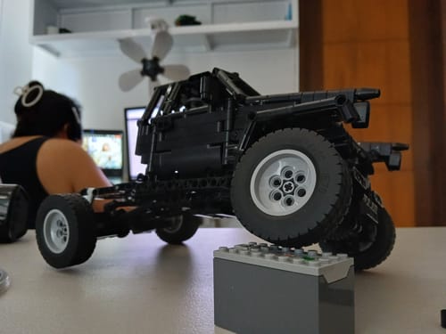 Customer photo review of Time Machine Edition Pickup Truck 1472pcs