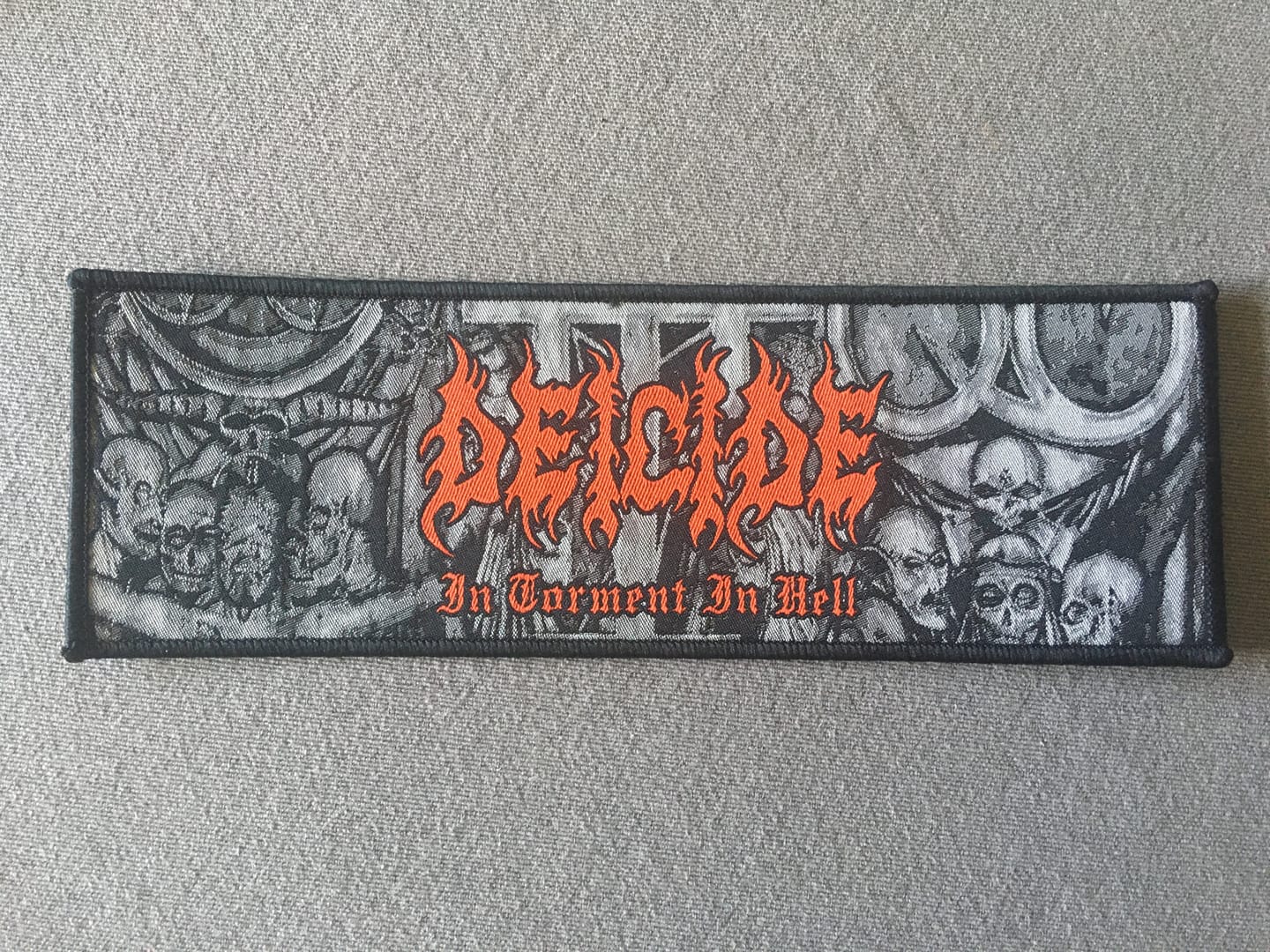 Customer photo review of Deicide - In Torment in Hell - Strip Patch