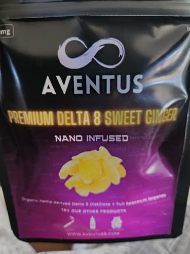 Customer photo review of PREMIUM DELTA8 SWEET GINGER