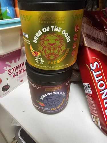 Customer photo review of Burn of the Gods - Fat Burner