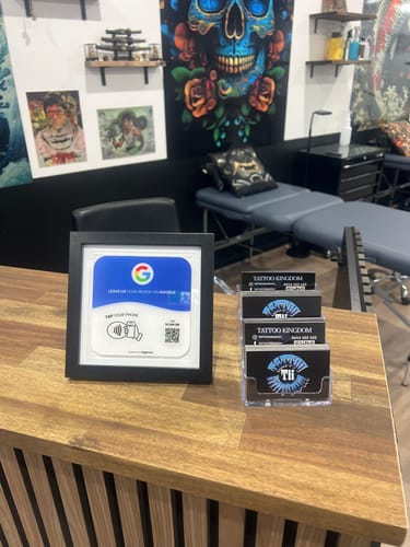 Customer photo review of Google Reviews - Plate