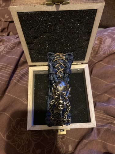 Customer photo review of The Oni Paracord Bracelet