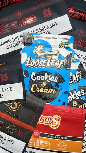 Customer photo review of LooseLeaf X Cookies 2-Pack Wraps (40 Count)
