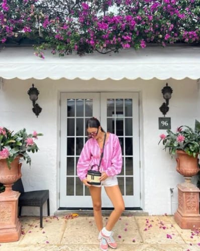 Customer photo review of Ava | Striped Tie Set