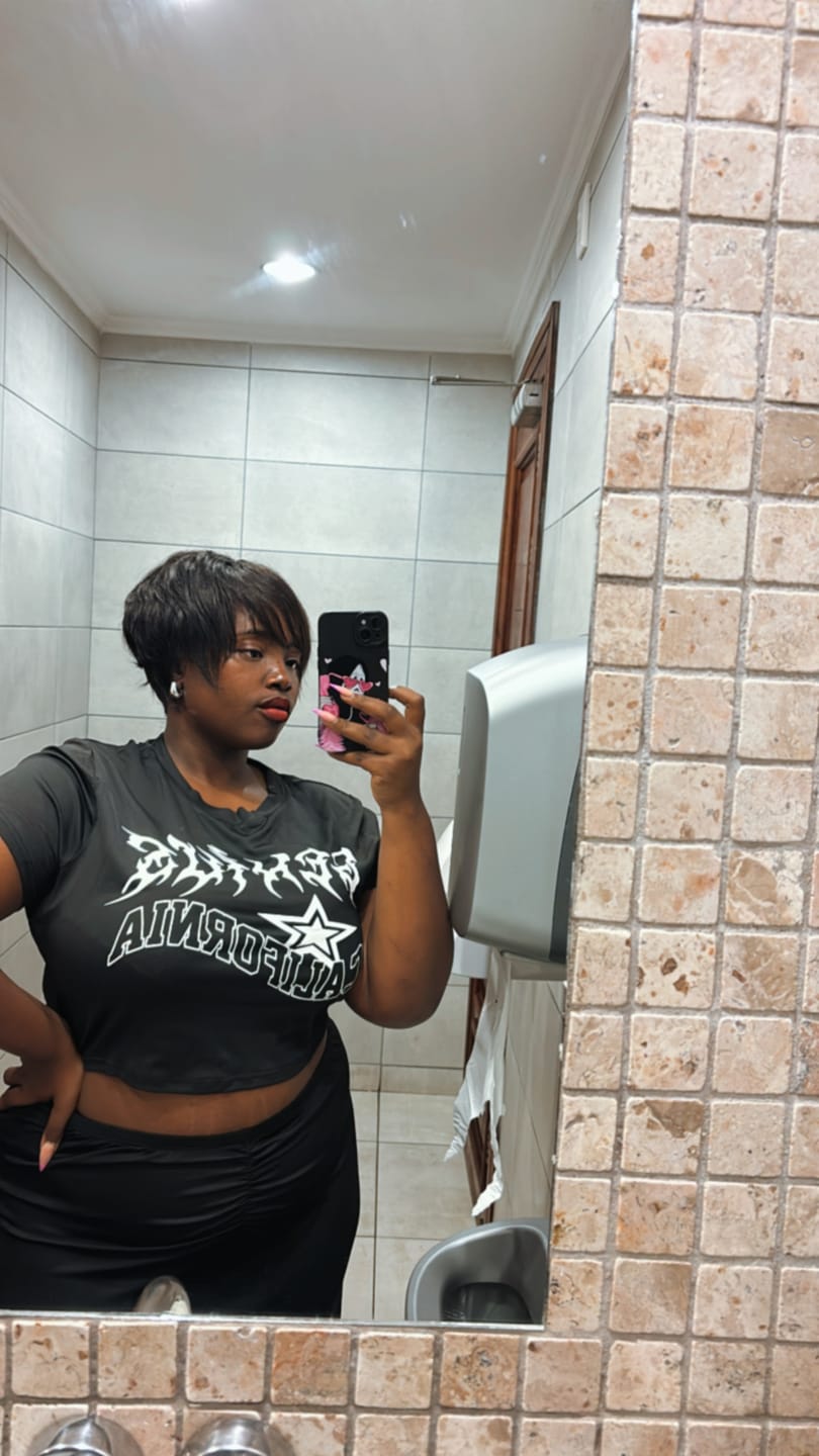 Customer photo review of Lace Pixie Wig