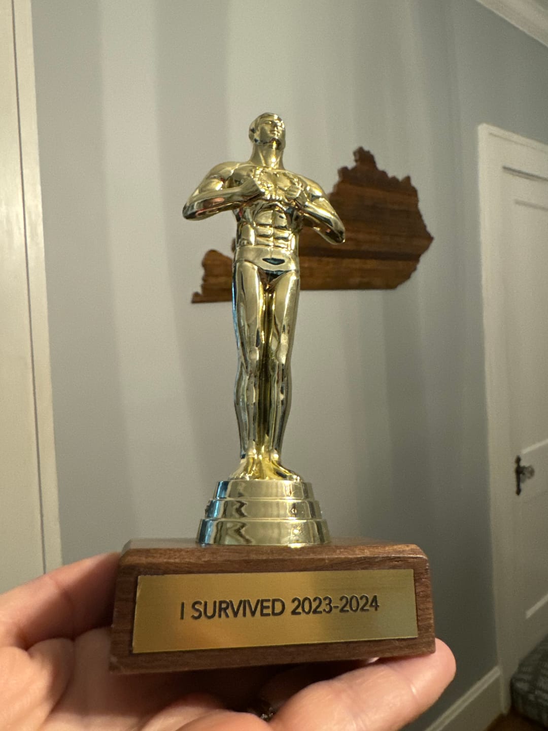 Customer photo review of custom trophy