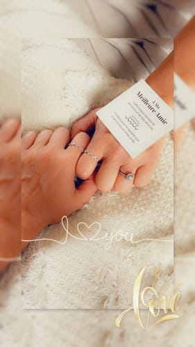 Customer photo review of Bague Ajustable - À ma meilleure amie - Je serai toujours à tes côtés (Edition limitée)