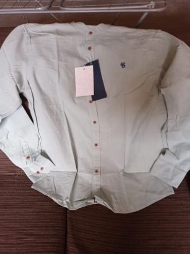 Customer photo review of VIRTUOSO: CLASSIC LINEN SHIRT