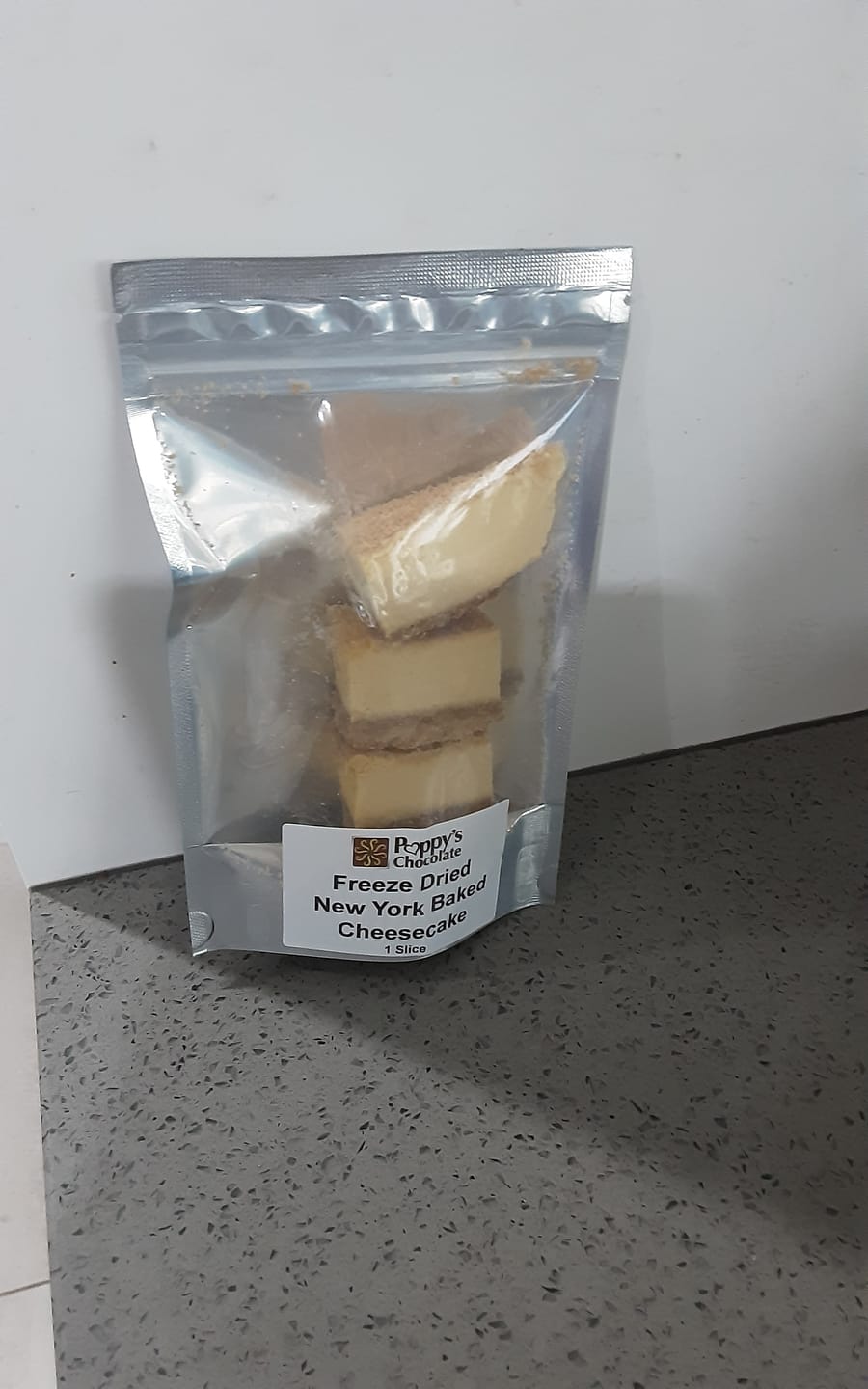 Customer photo review of Freeze Dried Cheesecake New York Baked