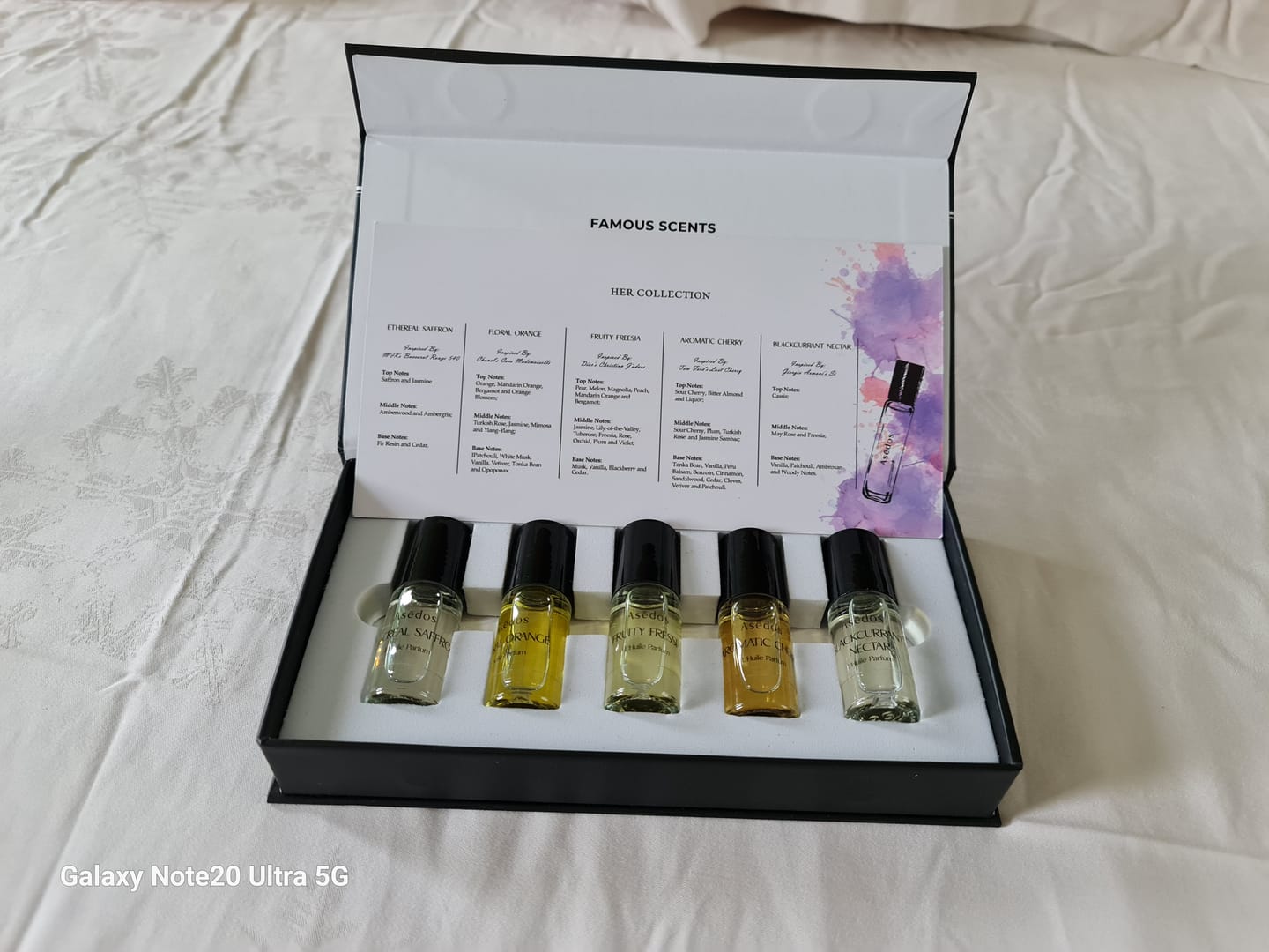 Customer photo review of Asēdos Perfume Oil Set - Her Collection