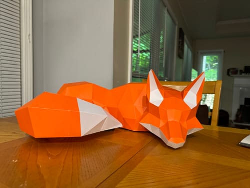 Customer photo review of Sleeping Fox Model