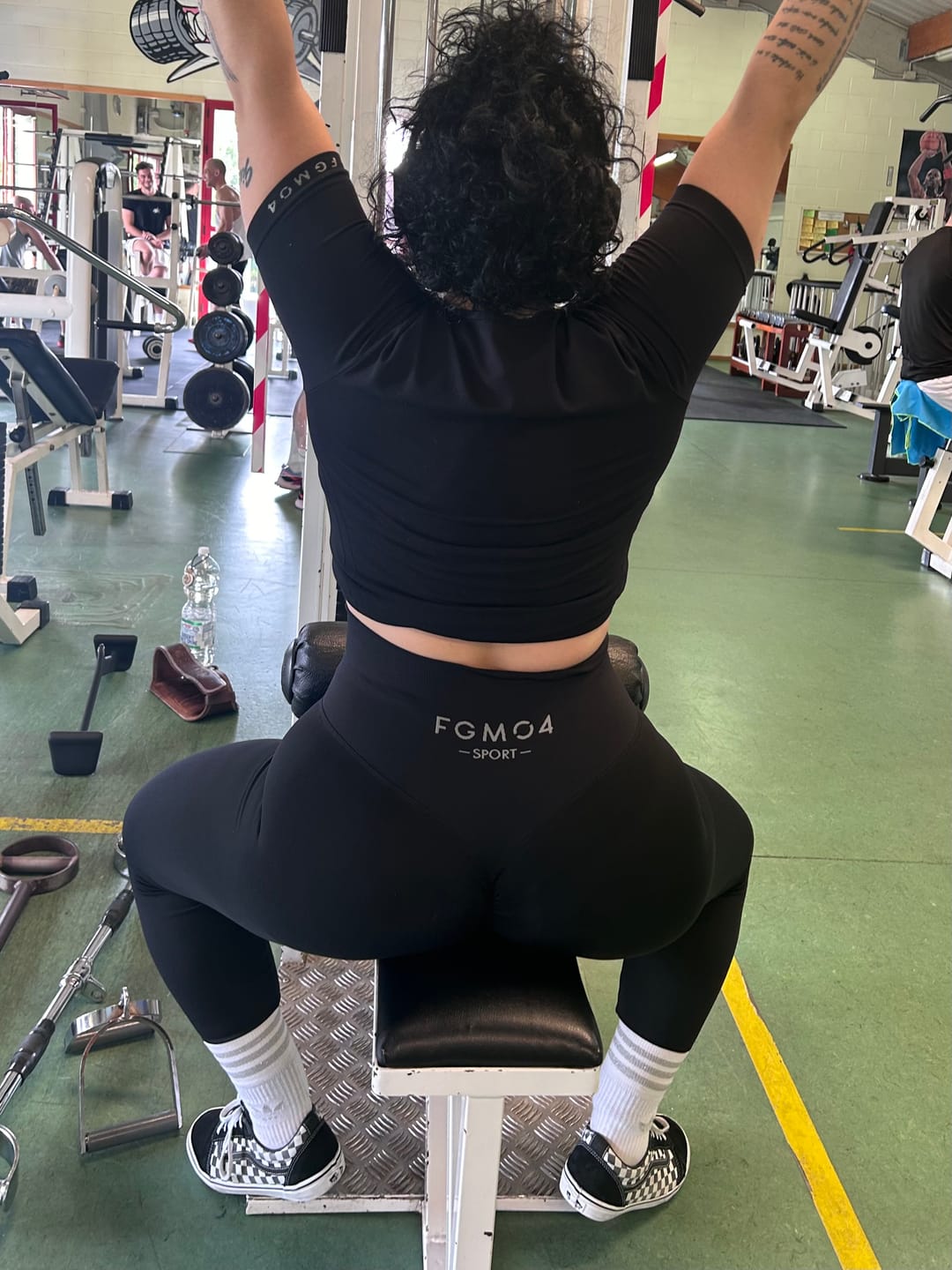 Customer photo review of Leggings Push up Gym Fashion Nero