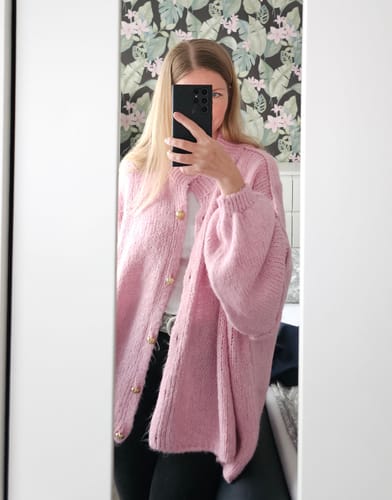 Customer photo review of Oversized Cardigan "CozyGlam" (Pre-Order)
